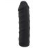 You2Toys - Silikona Strap-On - uzmaucamais dildo (melns)