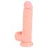 Medical - taisns medicīniskais silikona dildo (20cm) - dabīgs