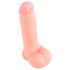 Medical - taisns medicīniskais silikona dildo (20cm) - dabīgs