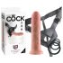 King Cock Strap-on 8 - piesprādzējams dildo - dabīgs