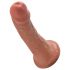 King Cock 6 dildo (15 cm) - brūns