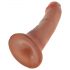 King Cock 6 dildo (15 cm) - brūns