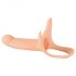 You2Toys - Piestiprināmais dobs dildo (liels) - dabīgs