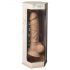 Silexd 7 - piesūcekņis dildo - 17,5 cm (dabīgs)