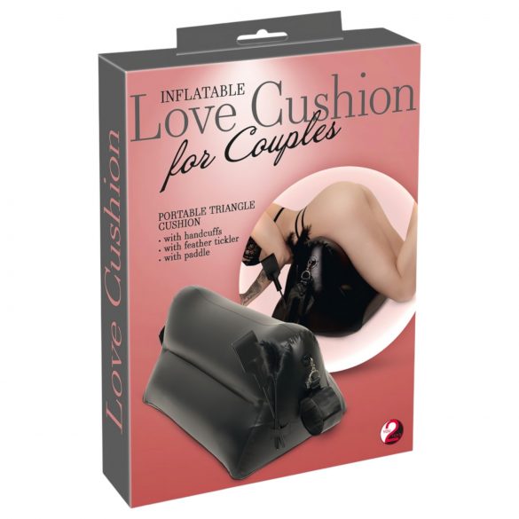 You2Toys Love Cushion - piepūšams seksa spilvenu komplekts (melns)