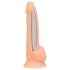 Naked Addiction 8 - piesūcekņa pamatne, realistisks dildo (20 cm)