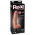 Real Feel Deluxe No.9 - sēklinieku, reālistisks vibrators (dabīgs)