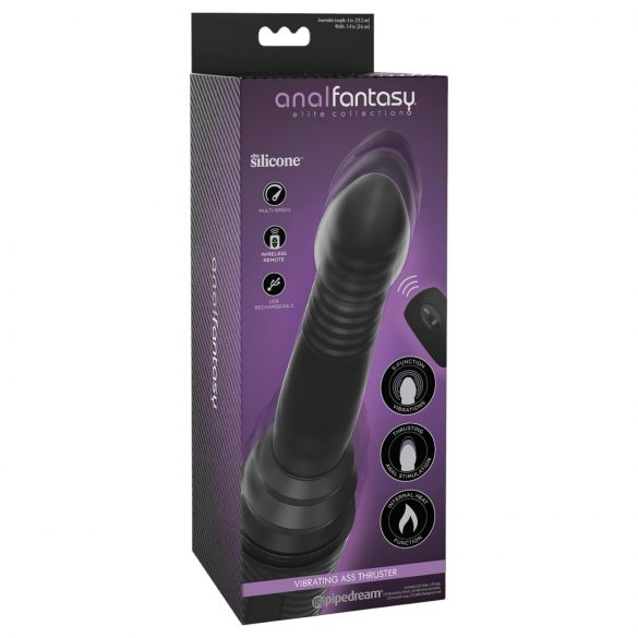 Analfantasy Dibena Trusteris - melns anālais vibrators