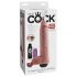 King Cock 11 - dabiskas izskata šļācoša dildo (28cm) - dabisks