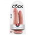 King Cock Double Penetrator - reālistisks dubultais dildo (neitrāls)