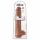 King Cock 15 - piesūcekņa pamatne, milzu dildo (38 cm) ar sēkliniekiem - tumša dabiskā krāsa