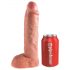 King Cock Strap-on 10 - Hollow, Attachable Dildo (25cm)