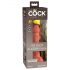 King Cock Elite 6 - piesūceknis, reālistisks dildo (15 cm) - tumšs