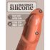 King Cock Elite 6 - piesūceknis, reālistisks dildo (15 cm) - tumšs