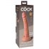 King Cock Elite 7 - piesūceknis, reālistisks dildo (18cm) - dabīgs