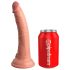 King Cock Elite 7 - piesūceknis, reālistisks dildo (18cm) - dabīgs