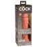 King Cock Elite 8 - piesūceknis dildo (20 cm) - tumši dabisks