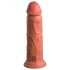 King Cock Elite 8 - piesūceknis dildo (20 cm) - tumši dabisks