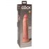 King Cock Elite 9 - piesūcekņa, reālistisks dildo (23 cm) - dabīgs