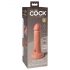 King Cock Elite 6 - piesūceknis, reālistisks vibrators (15 cm) - dabīgs