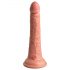 King Cock Elite 7 - ar pamatni, ar tālvadību vibrators 18cm - dabiska