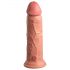 King Cock Elite 8 - piesūceknis, reālistisks vibrators (20cm) - dabīgs