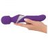 Javida Wand & Pearl - 2in1 masāžas vibrators (violets)