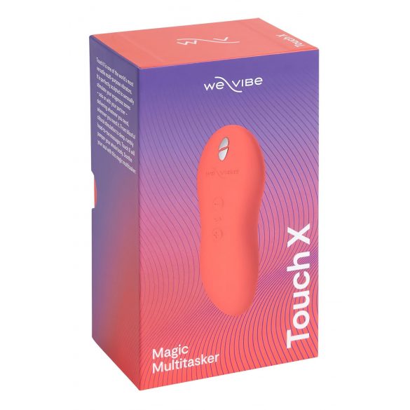 We-Vibe Touch X - akumulatora, ūdensnecaurlaidīgais klitora vibrators (koraļļu)