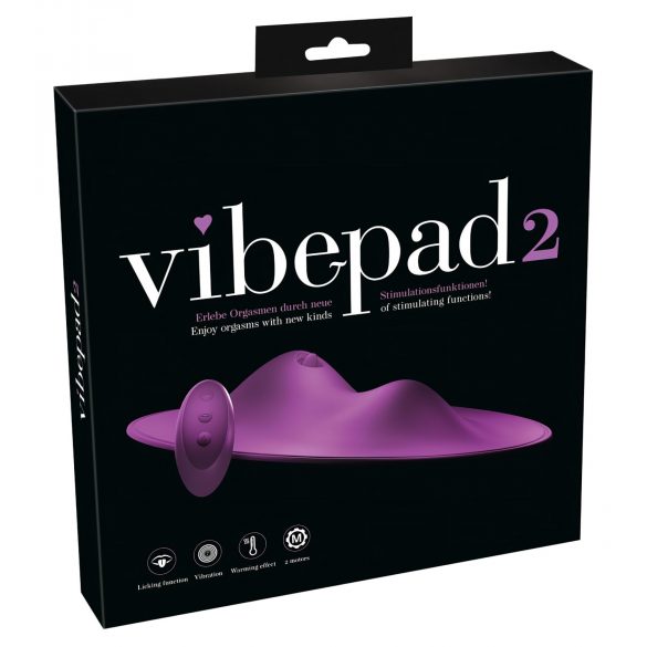 VibePad 2 - laizīšanas spilvens vibrators (violets)