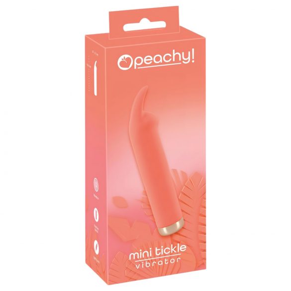 You2Toys peachy! mini bunny - uzlādējams klitora vibrators ar zaķīti (persiku)