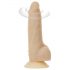 Naked Addiction Rotating 7 - uzlādējams, rotējošs vibrators (18 cm) - dabīgs