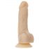 Naked Addiction Rotating 7 - uzlādējams, rotējošs vibrators (18 cm) - dabīgs