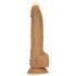 Naked Addiction Thrusting 9 - radiostiepjamais, durtspējīgs vibrators - tumšs (23cm)