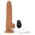 Naked Addiction Thrusting 9 - radiostiepjamais, durtspējīgs vibrators - tumšs (23cm)