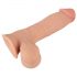 Nature Skin - dildo ar dabīgu ādu - 20cm (dabīgs)