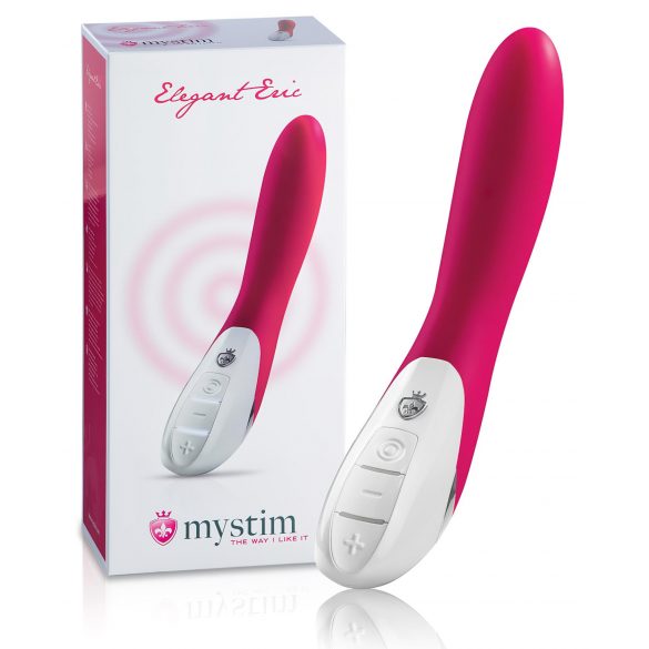 mystim Elegantais Erics - dubultā motora vibrators (rozā)