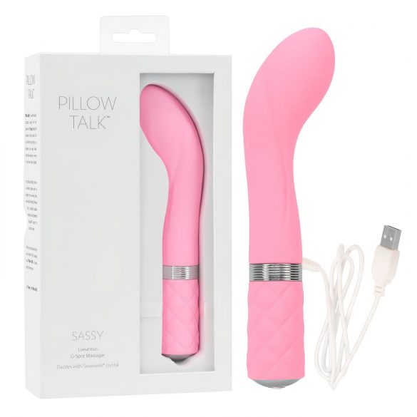 Pillow Talk Sassy - akumulatora G-punkta vibrators (rozā)