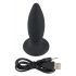 Melns Velvet S - akumulatora iesācēju anālais vibrators - mazais (melns)