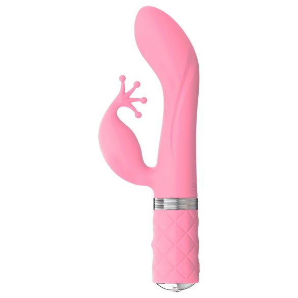 Pillow Talk Kinky - akumulatora, divi motoru G-punkta vibrators (rozā)