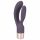 You2Toys Elegant Double - akumulatora klitora zars vibrators (tumši violets)