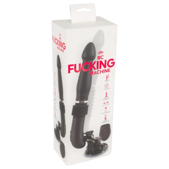 You2Toys - RC F*cking Machine - ar uzlādējamu bīdāmo vibratoru (melns)