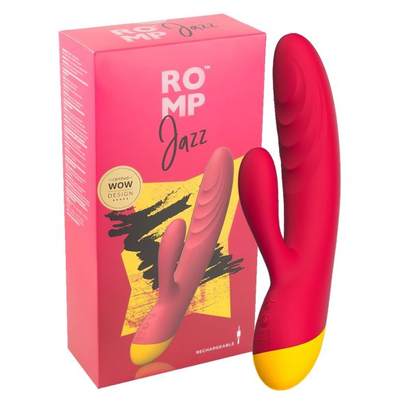 ROMP Jazz - ūdensizturīgs klitorālais G-punkta vibrators (rozā)