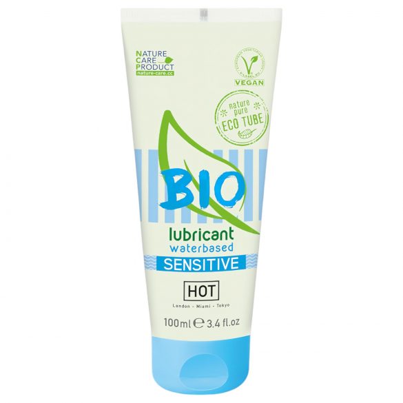 HOT Bio Sensitive - vegāniska ūdens bāzes lubrikants (100ml)