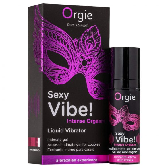 Orgie Sexy Vibe Orgasm - uniseksa šķidrais vibrators (15 ml)