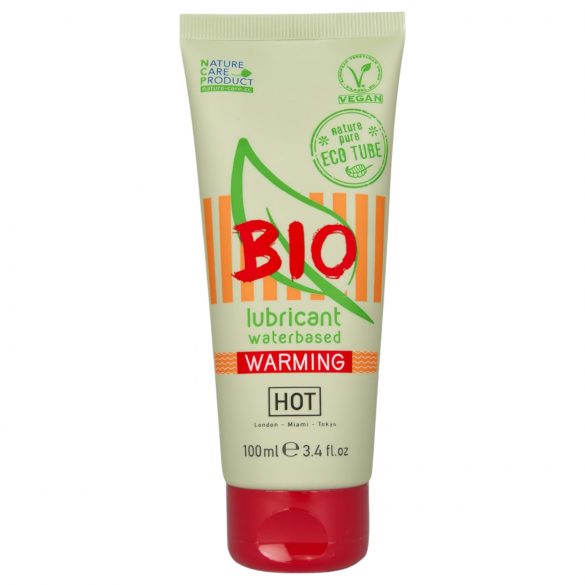 HOT BIO Warming - sildoša iedarbība vegānisks uz ūdens bāzes lubrikants (100ml)