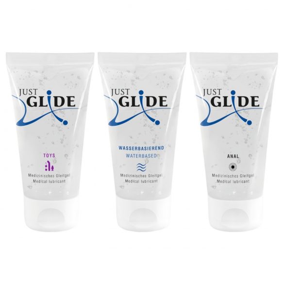 Just Glide lubrikantu komplekts (3x50ml)