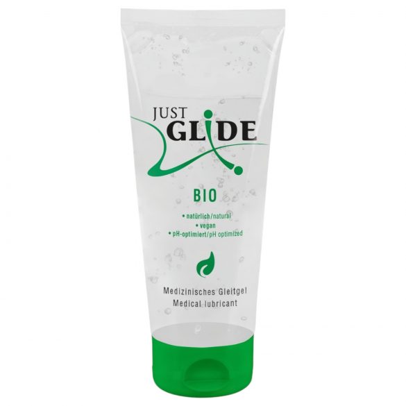 Just Glide Bio - uz ūdens bāzes veidots vegānisks lubrikants (200ml)