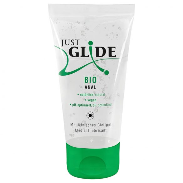 Just Glide Bio ANAL - ūdens bāzes vegānu lubrikants (50 ml)