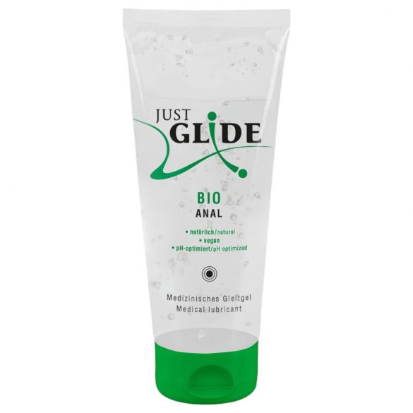 Just Glide Bio ANAL - uz ūdens bāzes veidots vegānisks lubrikants (200ml)