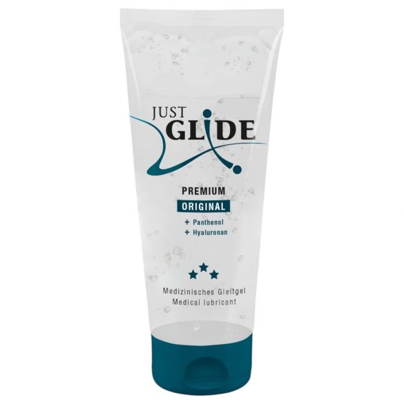 Just Glide Premium Original - vegānu, uz ūdens bāzes veidots lubrikants (200ml)